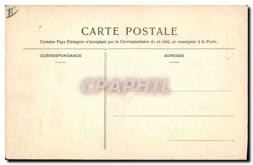 CPA Orleans Eglise St Marceau  — Verso