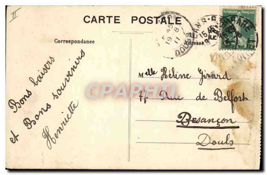 CPA Orleans Promenade du Mail  — Rückseite