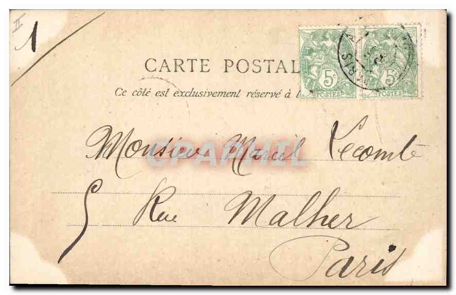CPA Orleans Le Pont de Vierzon  — Verso