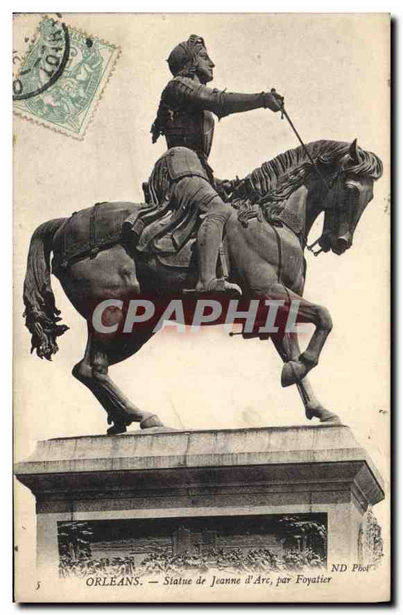 Orléans — Statue de Jeanne d'Arc, par Foyatier — ND Phot