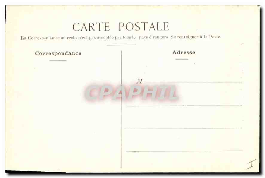 CPA Orleans Cathedrale et Theatre  — Verso