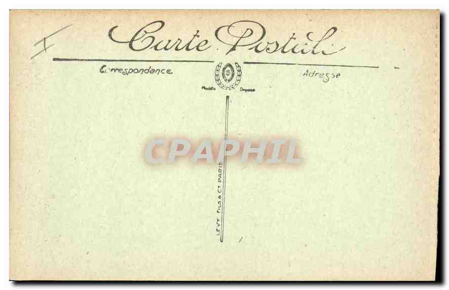 CPA Orleans L'Hotel de Ville  — Rückseite