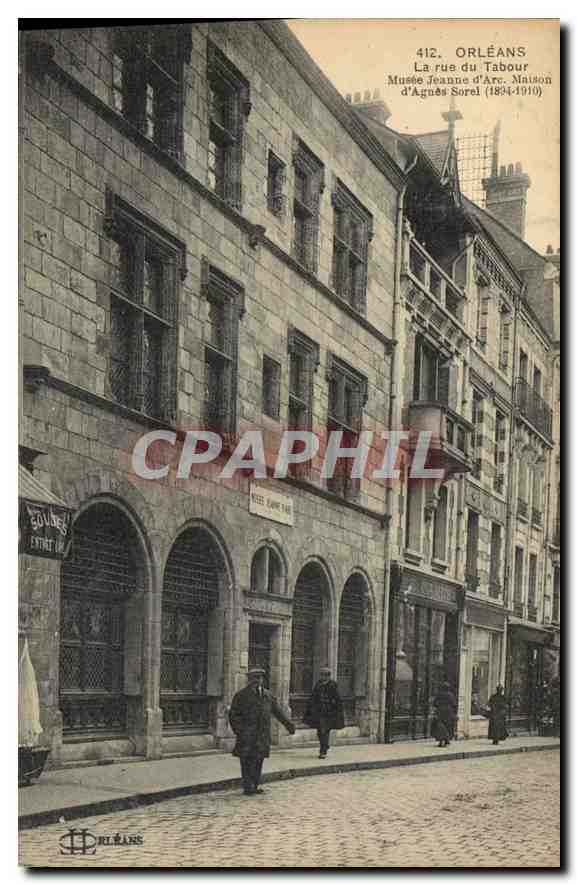 CPA Orleans La Rue du Tabour Musee Jeanne d'Arc 