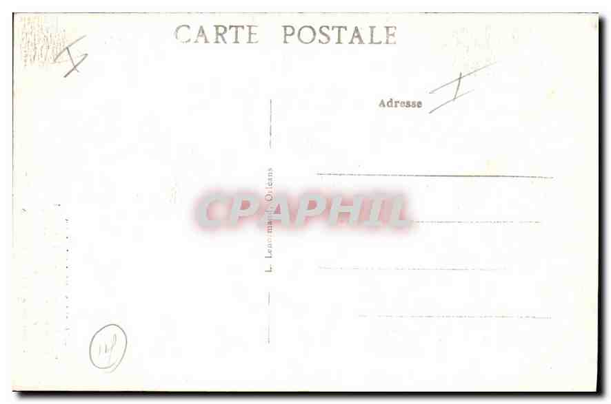 CPA Orleans La Rue du Tabour  — Rückseite