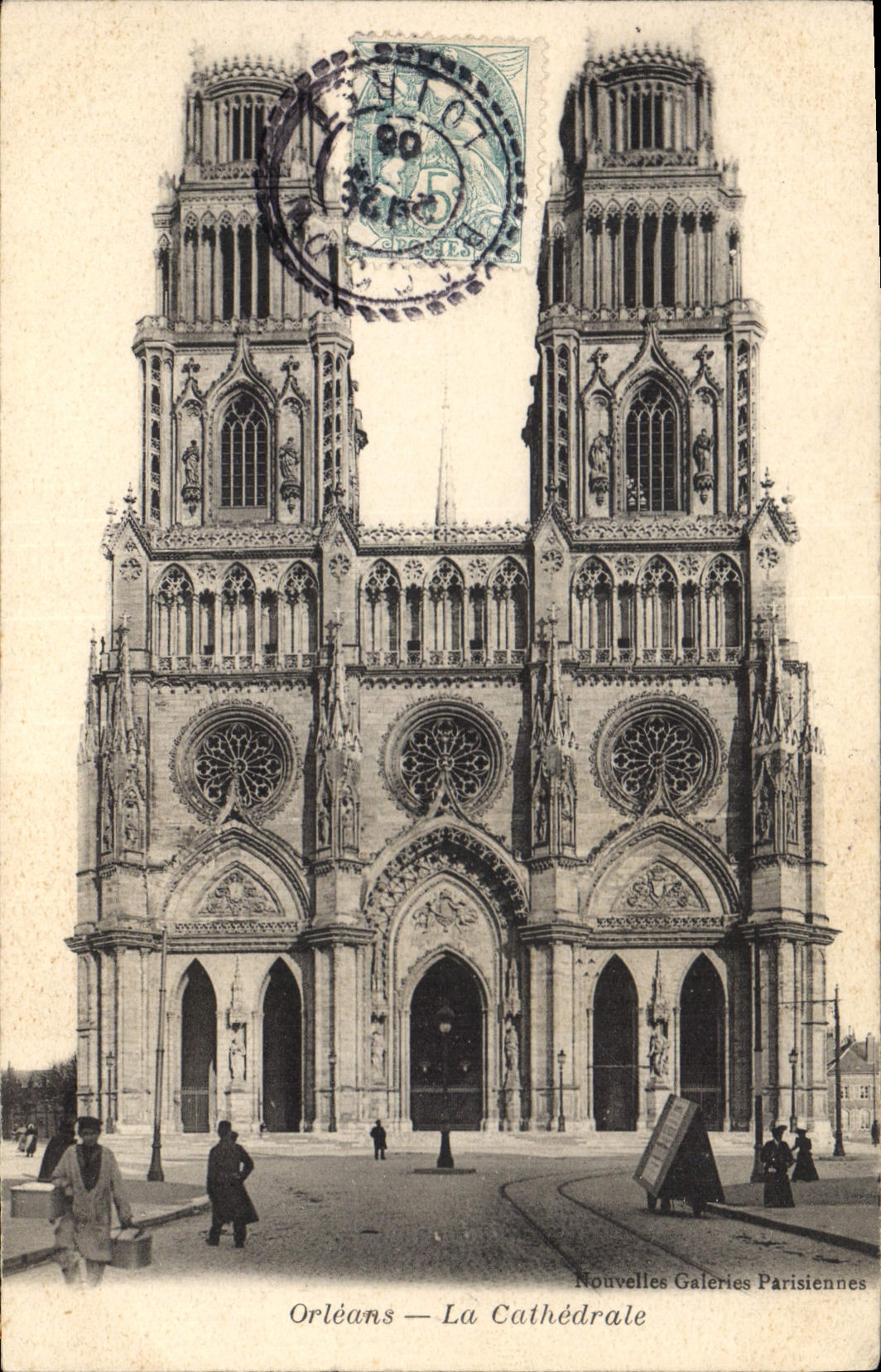 Orléans — La Cathédrale — Nouvelles Galeries Parisiennes