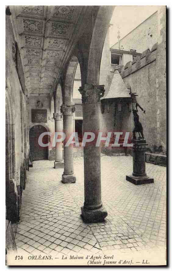 CPA Orleans La Maison d'Agnes Sorel Musee Jeanne d'Arc