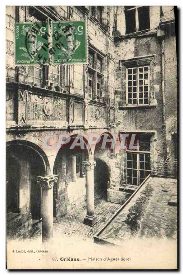 CPA Orleans La Maison d'Agnes Sorel Musee Jeanne d'Arc
