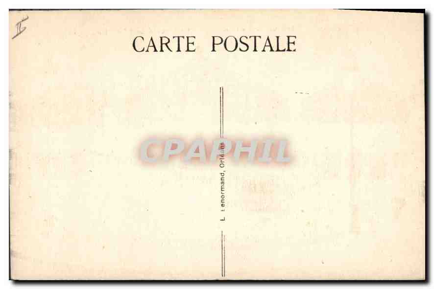 CPA Orleans La Gare La Place Albert I Le Square  — Rückseite