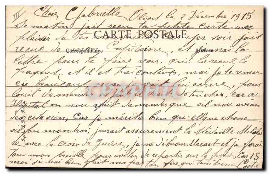 CPA Orleans La Gare et la Place Albert I  — Verso
