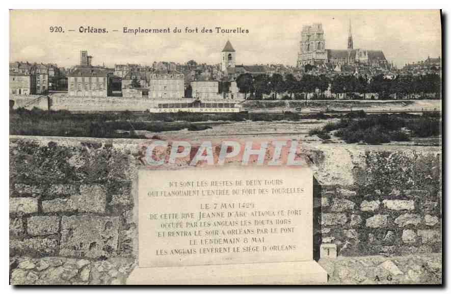 CPA Orleans Emplacement du Fort des Tourelles 