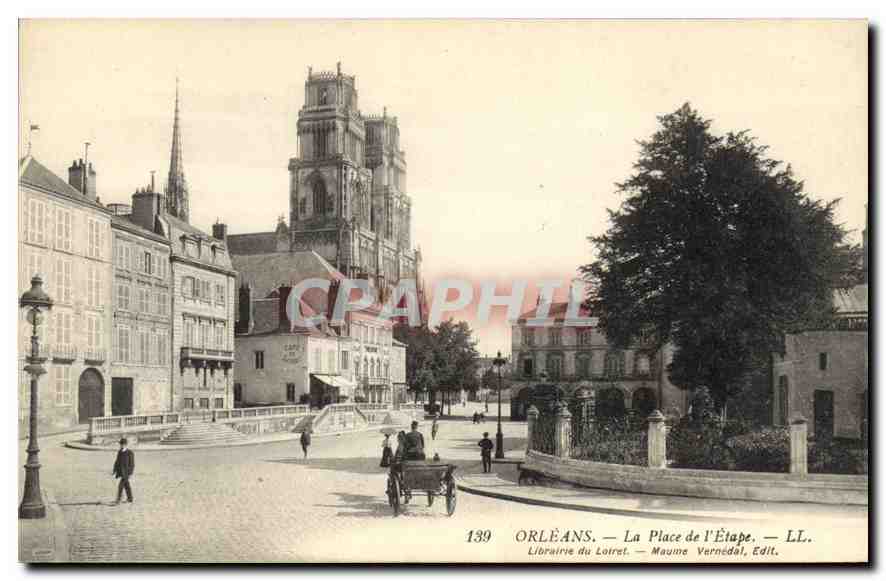 CPA Orleans La Place de l'Etape 