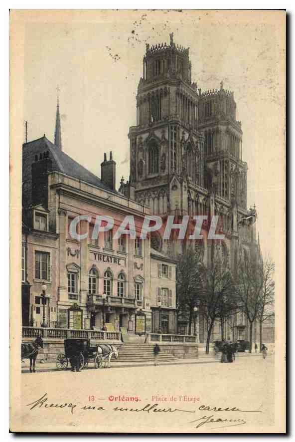 CPA Orleans Place de l'Etape 