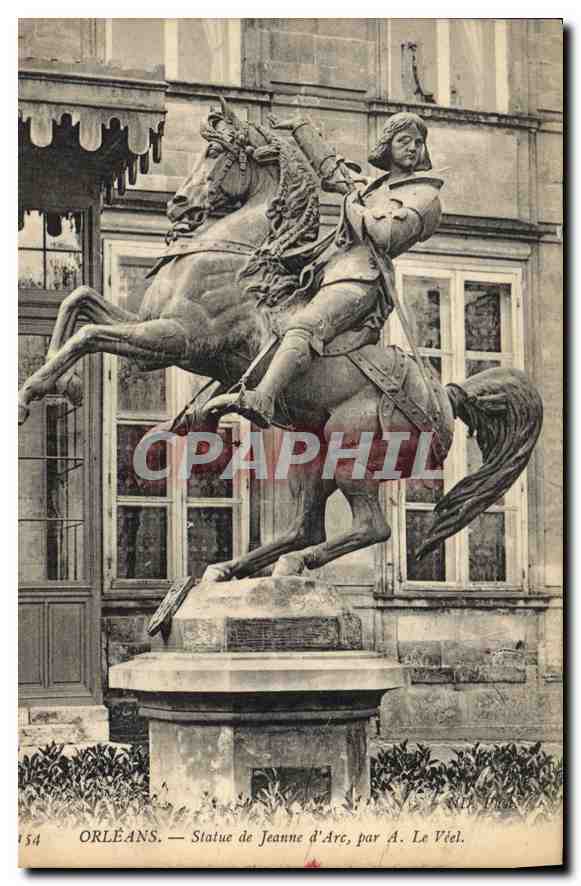 Orléans — Statue de Jeanne d'Arc, par A. Le Piel