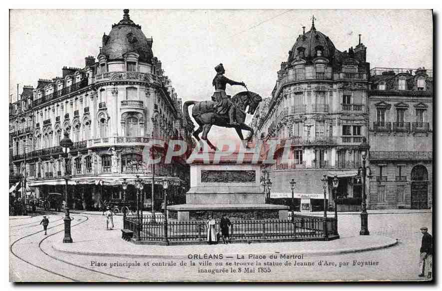 CPA Orleans La Place du Martroi 