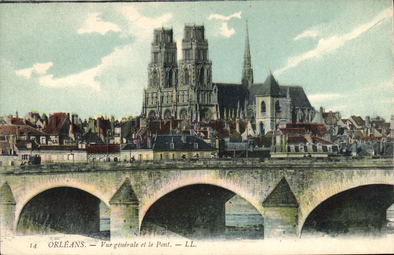 Orléans — Vue générale et le Pont — LL. n°14