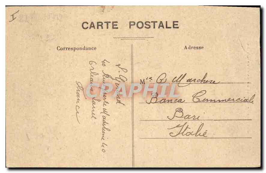 CPA Orleans Abside de la Cathedrale  — Verso