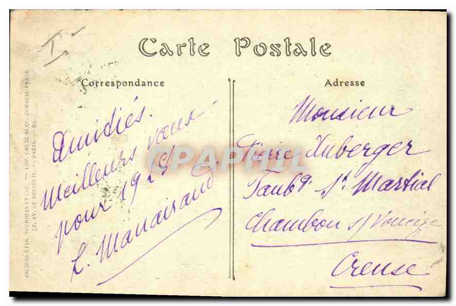 CPA Orleans Le Ponl Marechal Joffre  — Verso