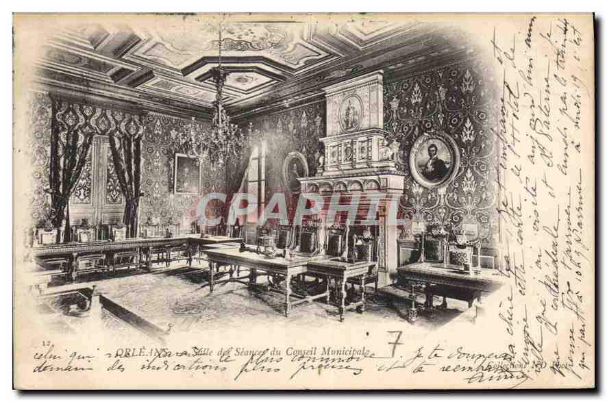 CPA Orleans Salle des Seances du Conseil Municipal 
