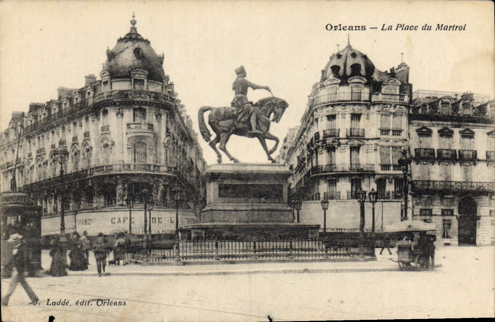 CPA Orleans La Place du Martroi 