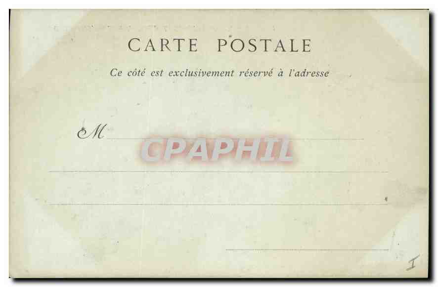 CPA Orleans Salle des Seances du Conseil Municipal  — Rückseite