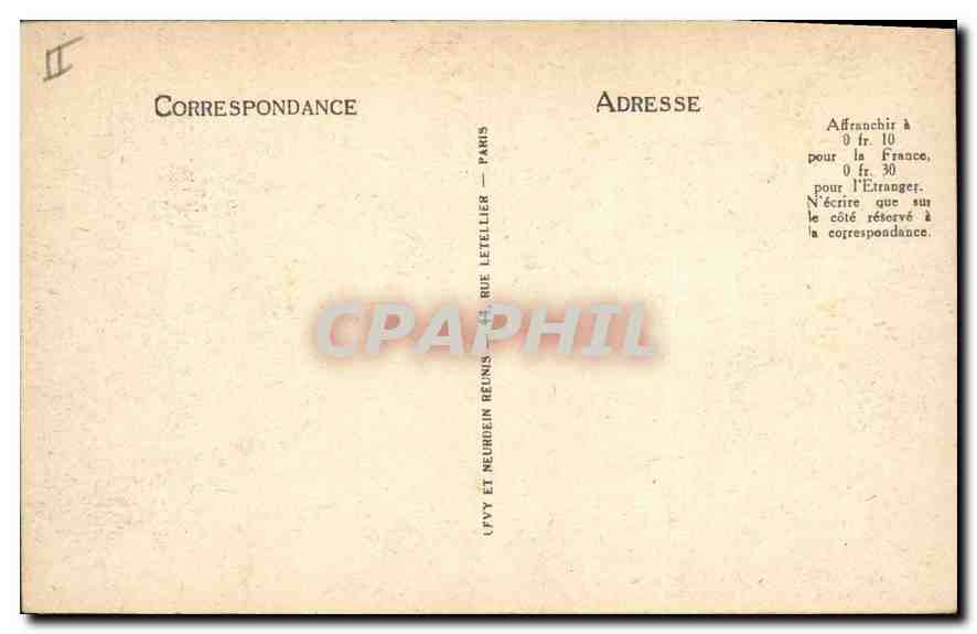 CPA Orleans Perspective des Rues Bannier et de la Republique  — Verso