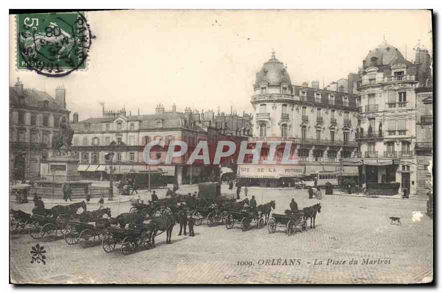 CPA Orleans La Place du Martroi 