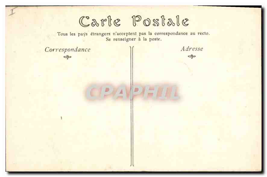 CPA Orleans Maison de la Coquille  — Rückseite