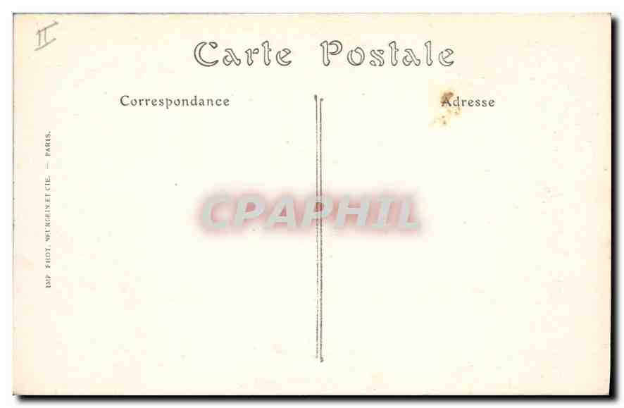 CPA Orleans Place Albert I et la Gare  — Rückseite
