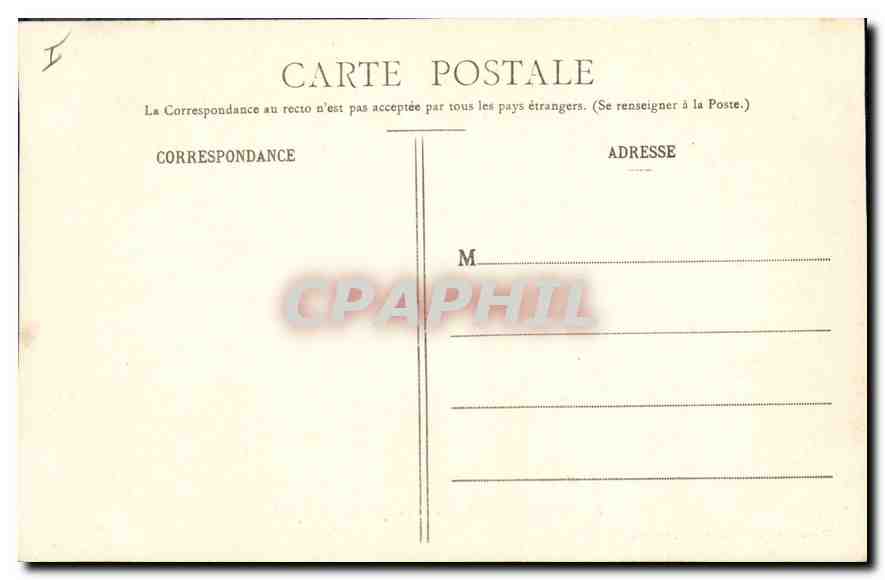 Orléans — La Salle du Conseil à l'Hôtel de Ville — Magasins de la Ville d'Orléans, édit. - Cliché Dubreuil — Verso