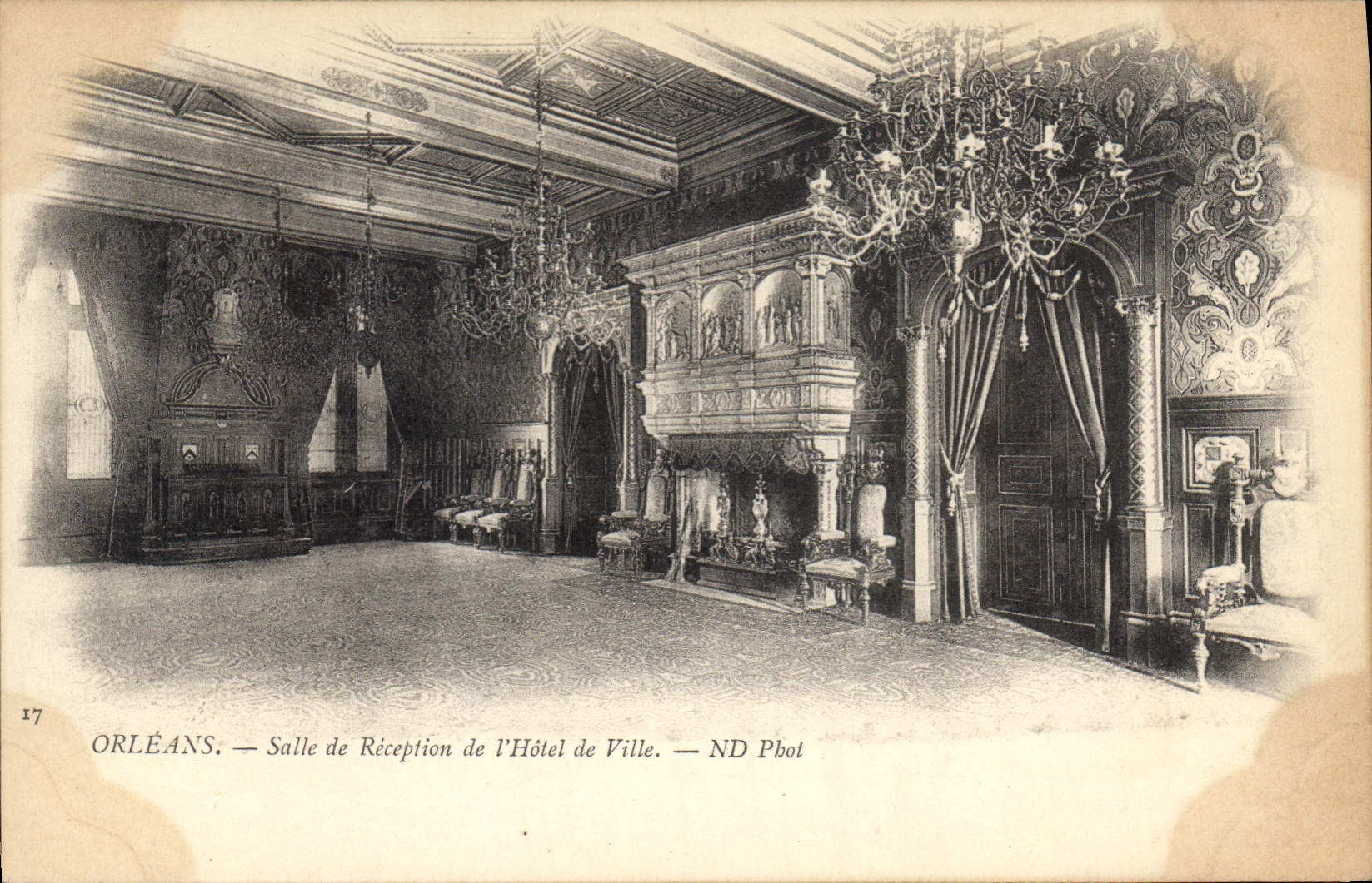 Orléans — Salle de Réception de l'Hôtel de Ville — ND Pbot