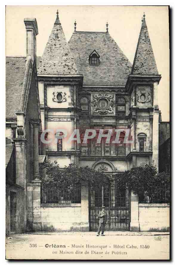 CPA Orleans Musee Historique Hotel Cabu 