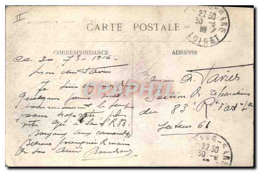CPA Orleans Hotel hardouineau  — Verso