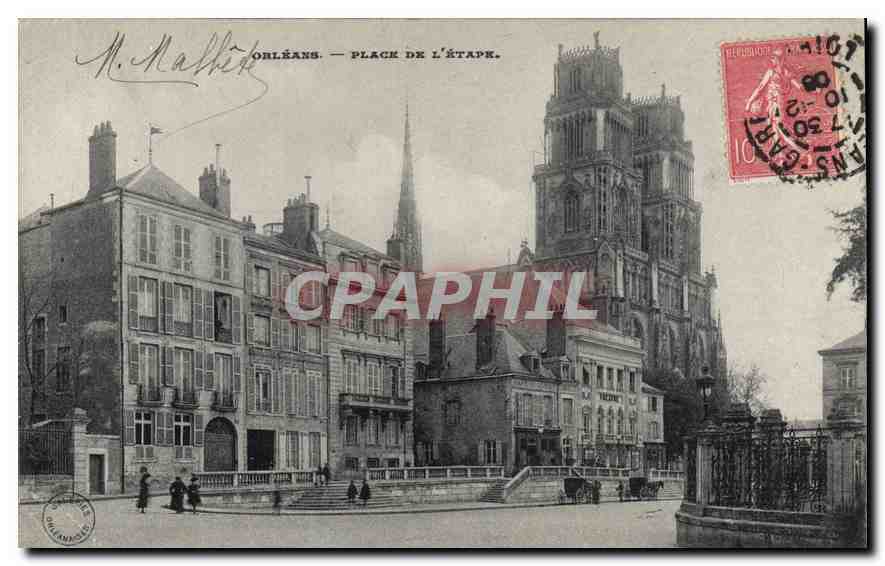 CPA Orleans Place de l'Etape 