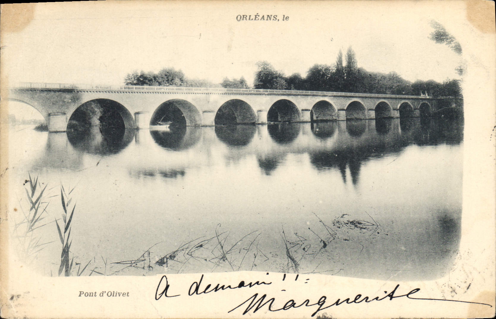 CPA Orleans le Pont d'Olivet 