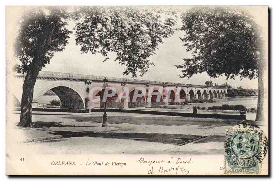 CPA Orleans Le Pont de Vierzon 