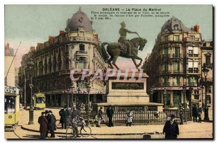 CPA Orleans La Place du Martroi 