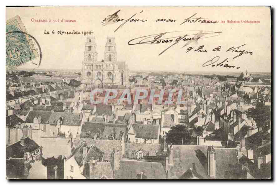 CPA Orleans a vol d'oiseau 
