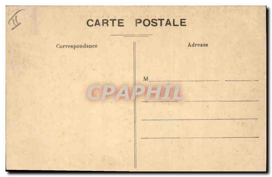 CPA Orleans Place de l'Etape Hotel de Ville  — Verso