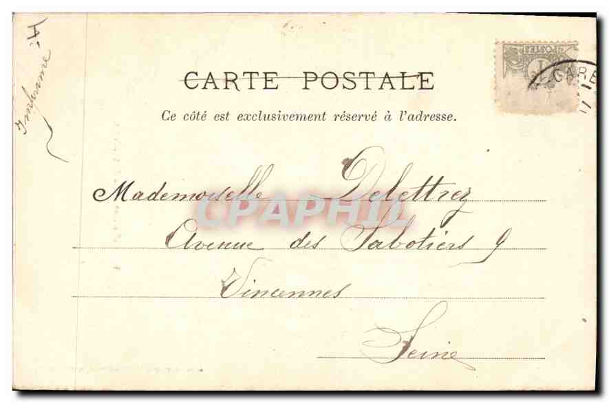 CPA Orleans La Cathedrale  — Verso