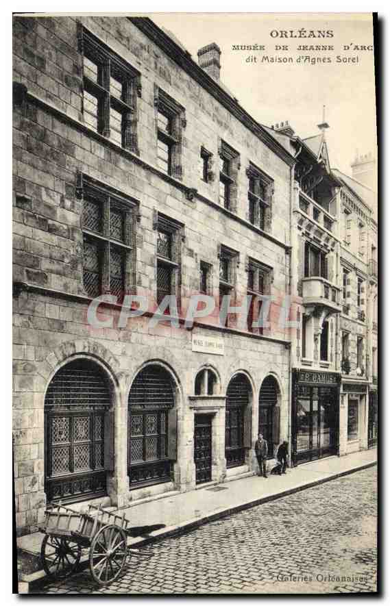 CPA Orleans Musee de Jeanne D'Arc dit Mason d'Agnes Sorel 