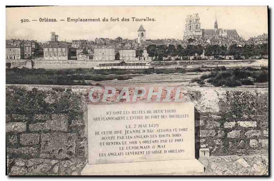 CPA Orleans Emplacement du fort des Tourelles 