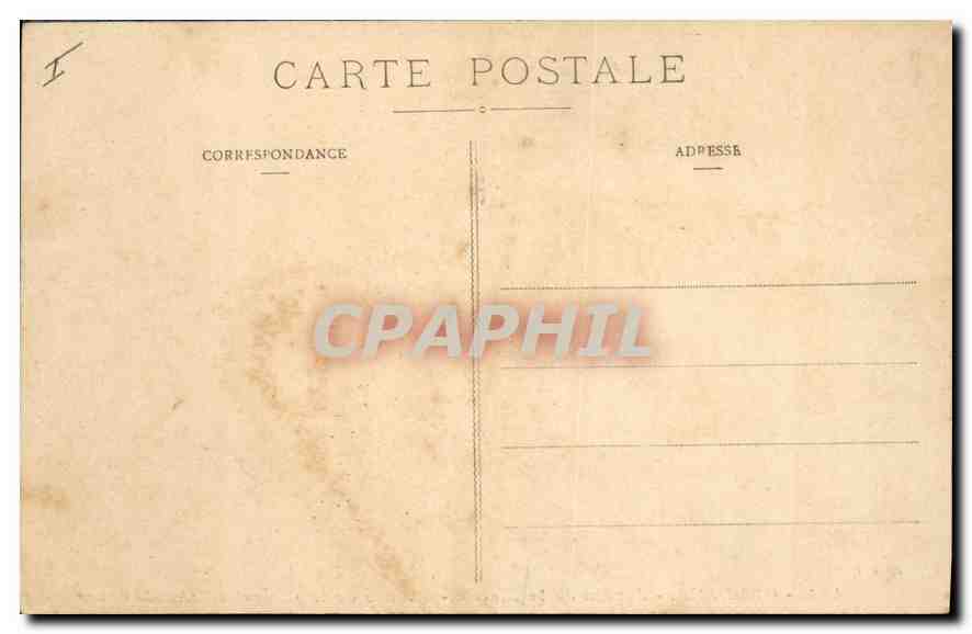 CPA Orleans Jardin de la Mairie Ruines de la Chapelle St Jacques  — Verso