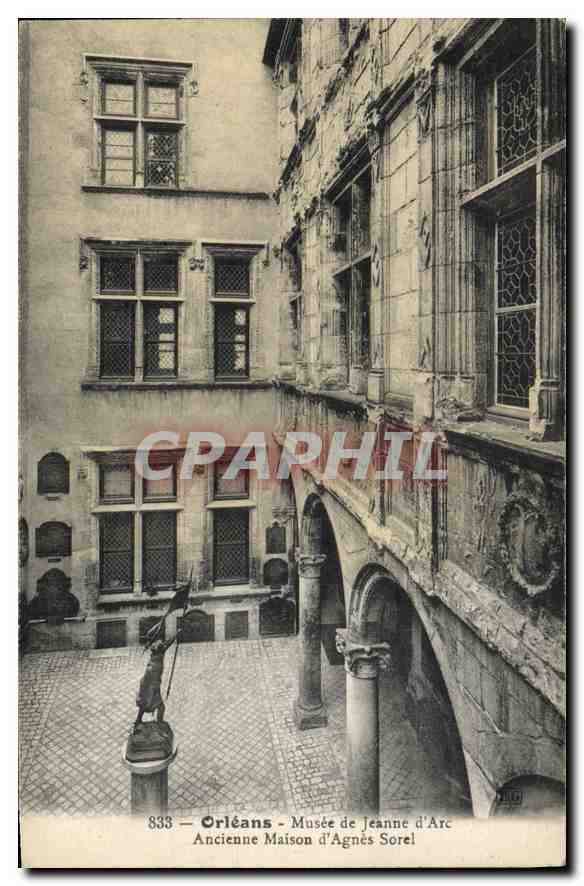 CPA Orleans Musee de Jeanne D'Arc Ancienne Maison d'Agnes Sorel 