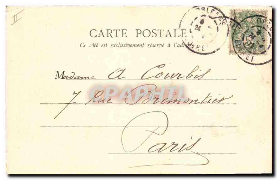 CPA Orleans Le Lycee  — Verso