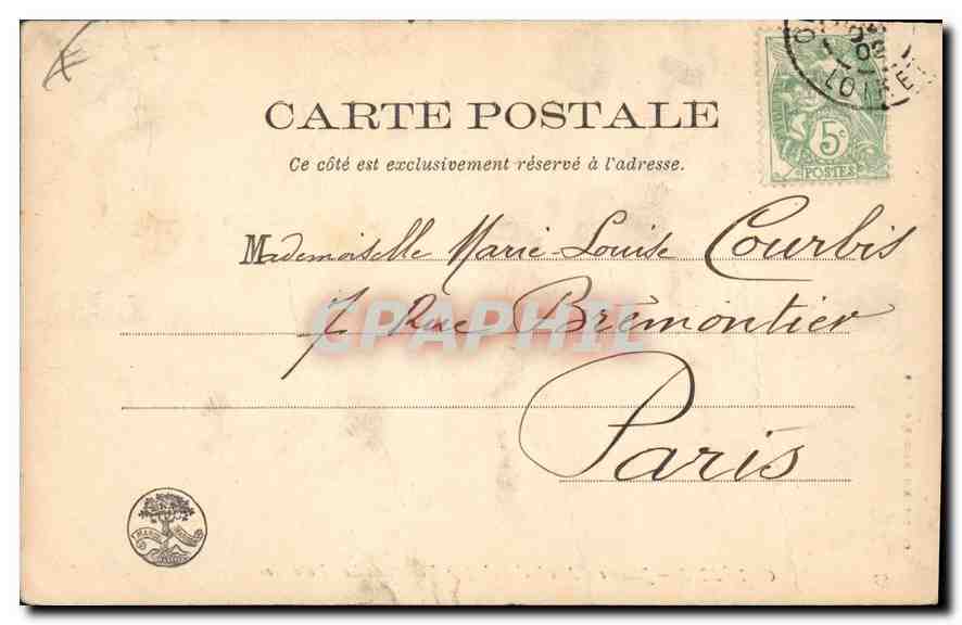 CPA Orleans jeanne D'Arc a Cheval  — Verso