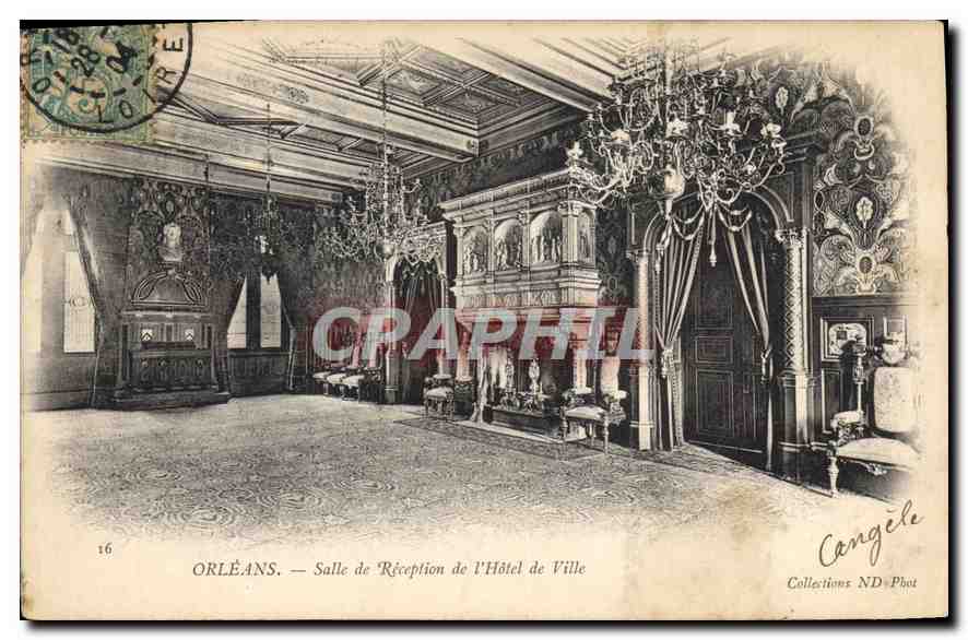 CPA Orleans Salle de Reception de l'Hotel de Ville 