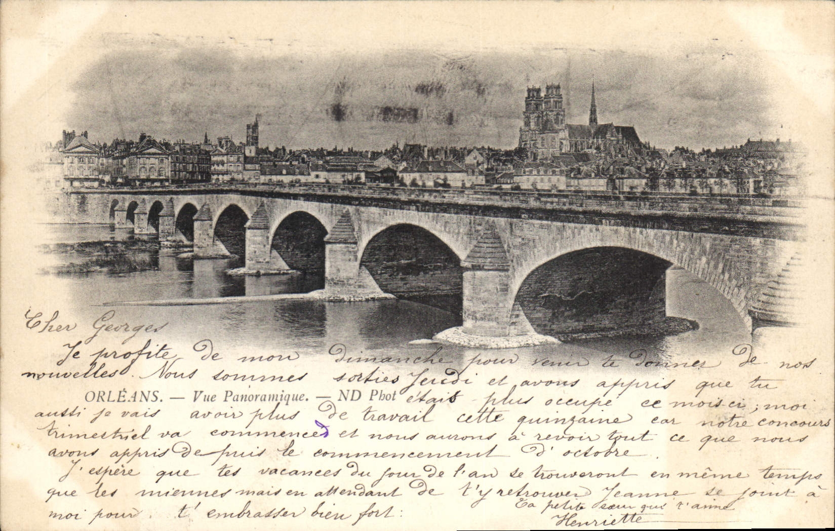 CPA Orleans Vue panoramique 