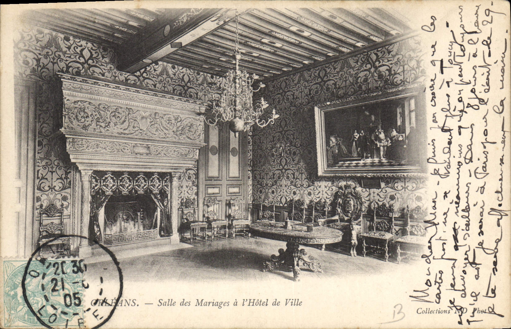 Orléans — Salle des Mariages à l'Hôtel de Ville — Collections NPD Phot.