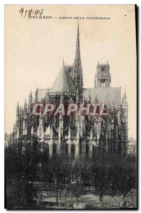 CPA Orleans Abside de la Cathedrale 