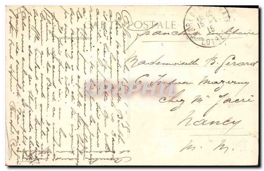 CPA Orleans Loiret Vue generale  — Verso
